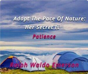 camping quotes for inspiration - Ralph waldo Emerson