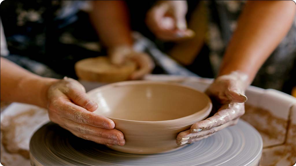 Join a pottery club or class to make new friends