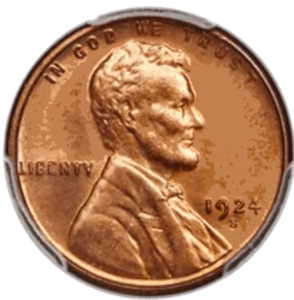 Lincoln Wheat penny - 1924 S wheat penny value and error
