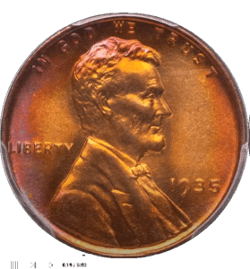 Wheat pennies - 1935 wheat penny value