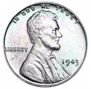 Wheat pennies - 1943 steel wheat penny value