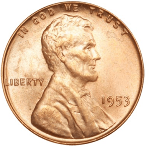 Wheat pennies - 1953 wheat penny value
