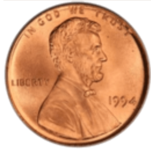 Lincoln penny - 1994 Lincoln penny value and error