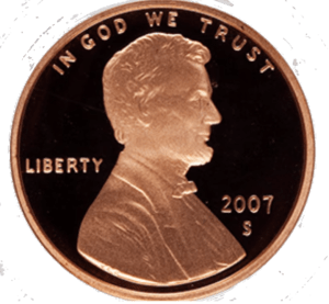Lincoln penny - 2007 s Lincoln penny value and error