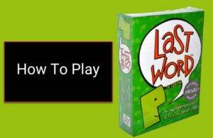 Last Word - How To Play Last Word