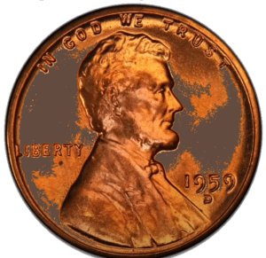 Lincoln Penny - 1959 D Lincoln Penny value and error