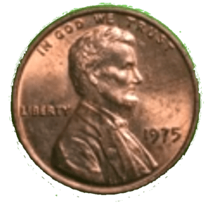 Lincoln Penny - 1975 Lincoln Penny value and error