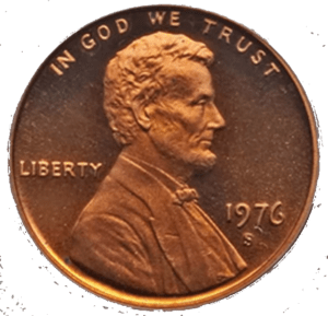 Lincoln Penny - or Cent 1976 S Lincoln Penny Proof