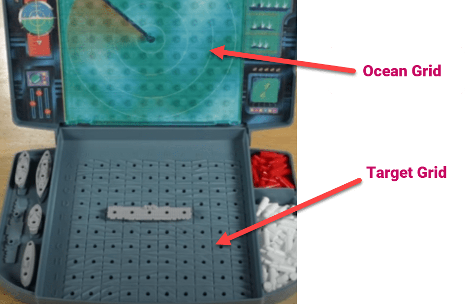 Battleship board game - Ocean Grid and Target Grid