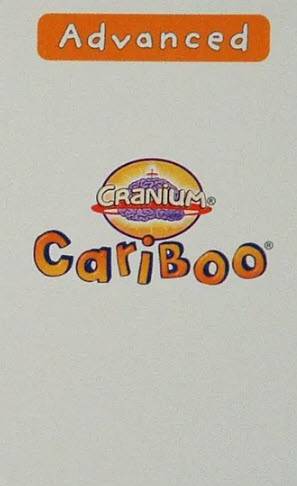 Cranium Cariboo Board Game - Advanced card