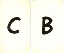 Cranium Cariboo Board game - Letter cards