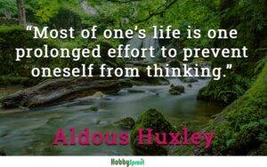 Aldous Huxley Quotes about thinking